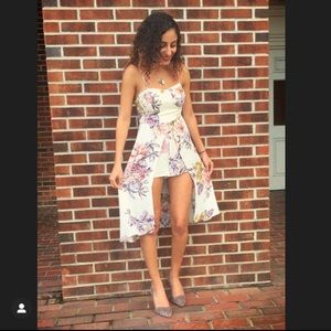 Romper Dress Floral Petite XS